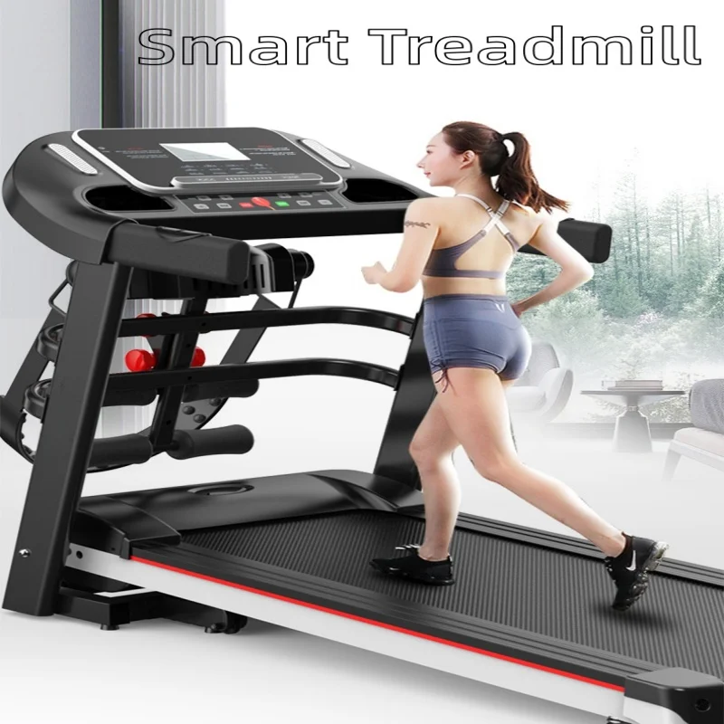 

Беговая дорожка для похудения, электрическая прогулочная машина, полностью складное мини-оборудование для фитнеса, тренажер, большое оборудование для фитнеса