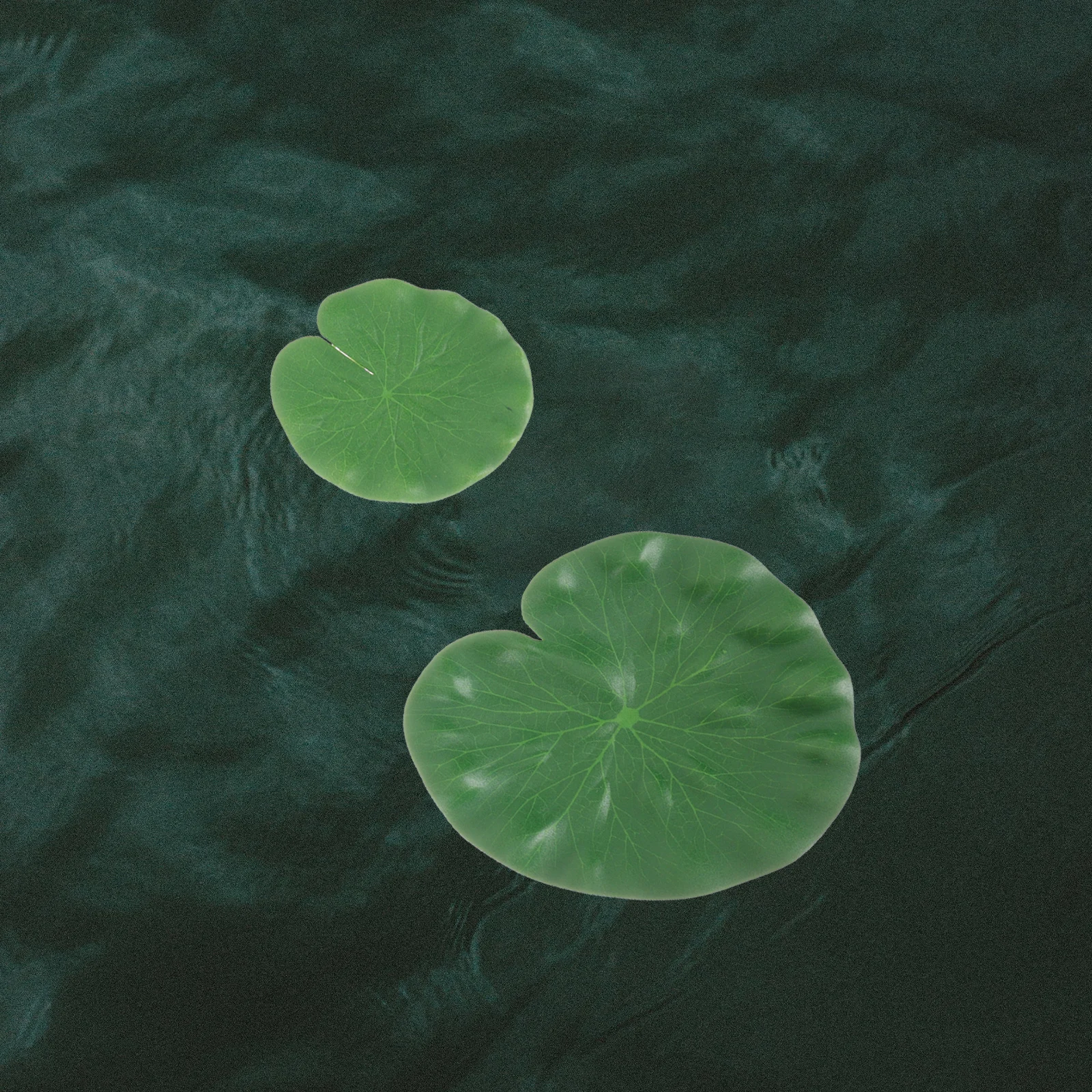 9Pcs Künstliche Lotusblätter Schwimmende Teich Dekoration Simulation Blatt Brunnen Garten Fischteich Ornament Künstliche Lotus Blätter
