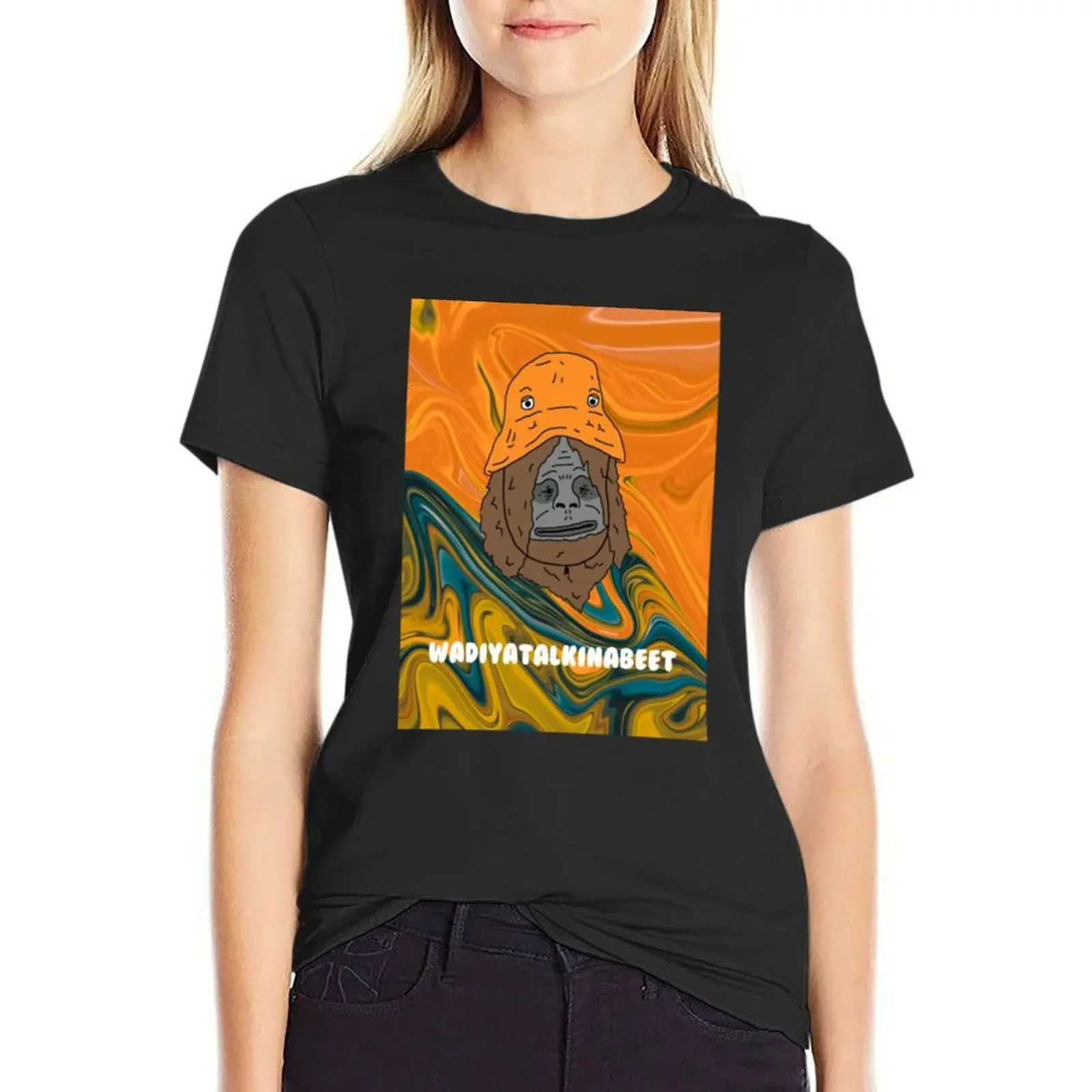 

Sassy the sasquatch T-Shirt summer tops hippie clothes funnys plus size tops Womens graphic t shirts