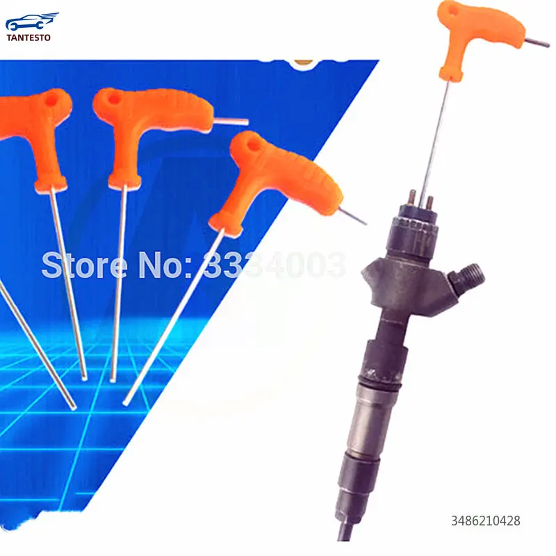 Common Rail Injector Electromagnetic Valve Screw Disassemble Wrench Hexagon Tool for BOSCHH, Solenoid  Decomposition 