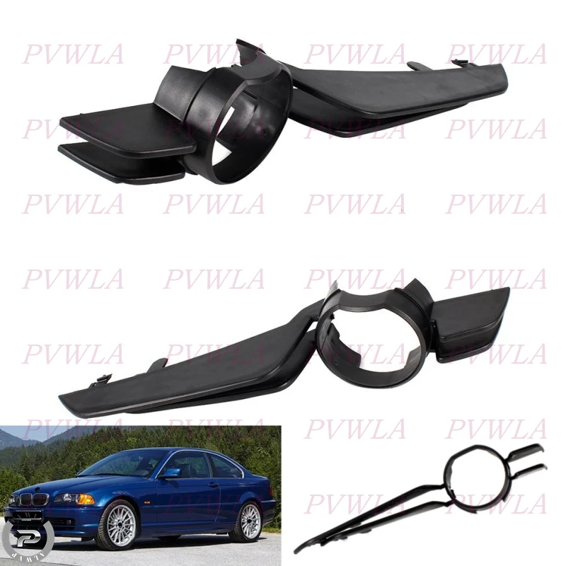 Fog Lights Cover Frame For BMW E46/2D 318ci 320ci 323ci 325ci 330ci 2000 2001 2002 2003 Fog Lamp Grille