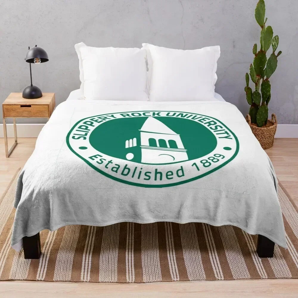 slippery rock seal Throw Blanket Reusable Durable Soft Blanket for All Seasons