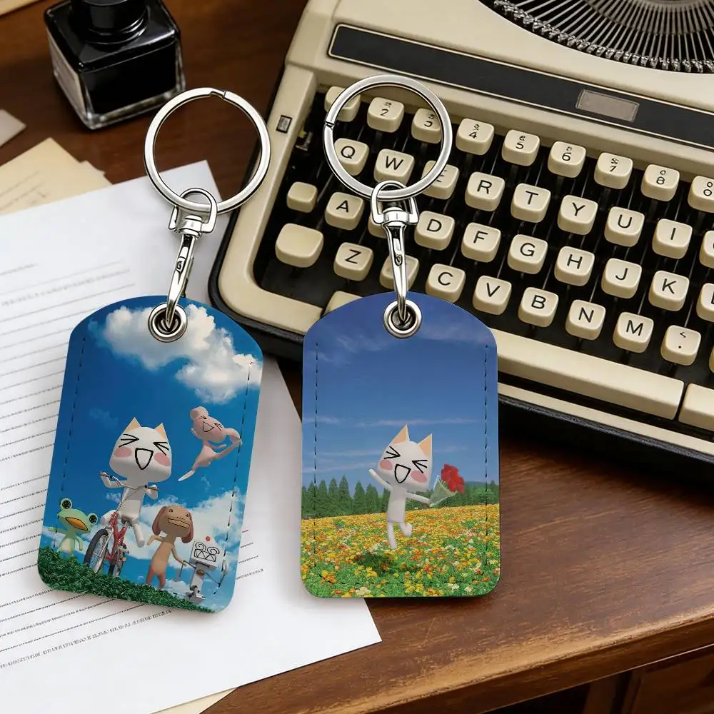 

Inoue toro Cute Cat Bus домик карта доступа защитный чехол школьный прямоугольный брелок из искусственной кожи ID бестселлеры