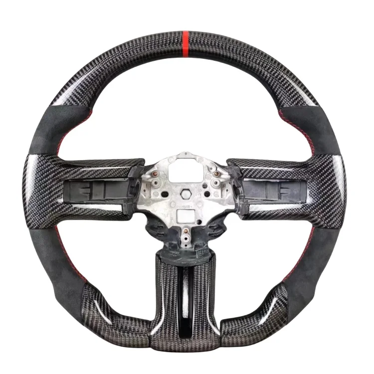 

Car Carbon Fiber Steering Wheel Is Suitable for Mustang Steering