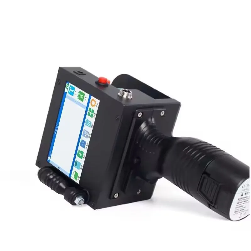 T50 50.8mm Handheld Inkjet Printer With 25.4mm Fast Drying Black Ink Cartridge Multi-material QR Date Batch Coding Machine