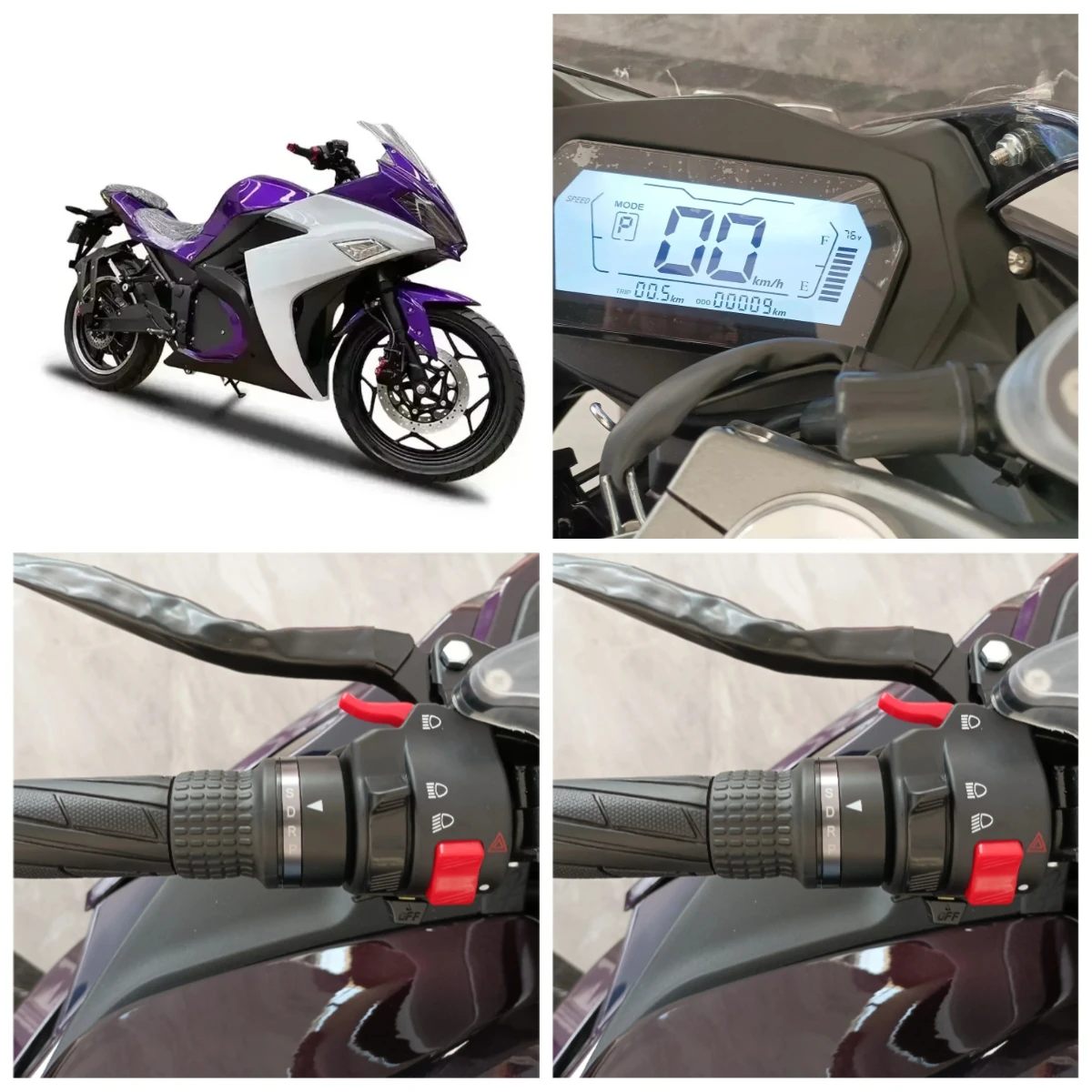 

STLF Luyuan мотоцикл электрический мотоцикл для взрослых скорость 150 км/ч и большой радиус действия 150 км электрический мотоцикл средний привод 10000 Вт