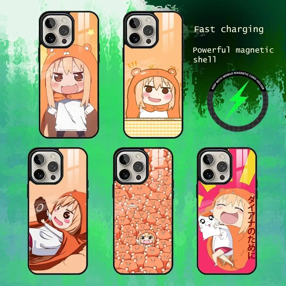 

Anime Girl Umaru D-Doma Phone Case For iPhone17,16,15,14,13 Plus,Pro Max Magnetic For Magsafe Wireless Charging