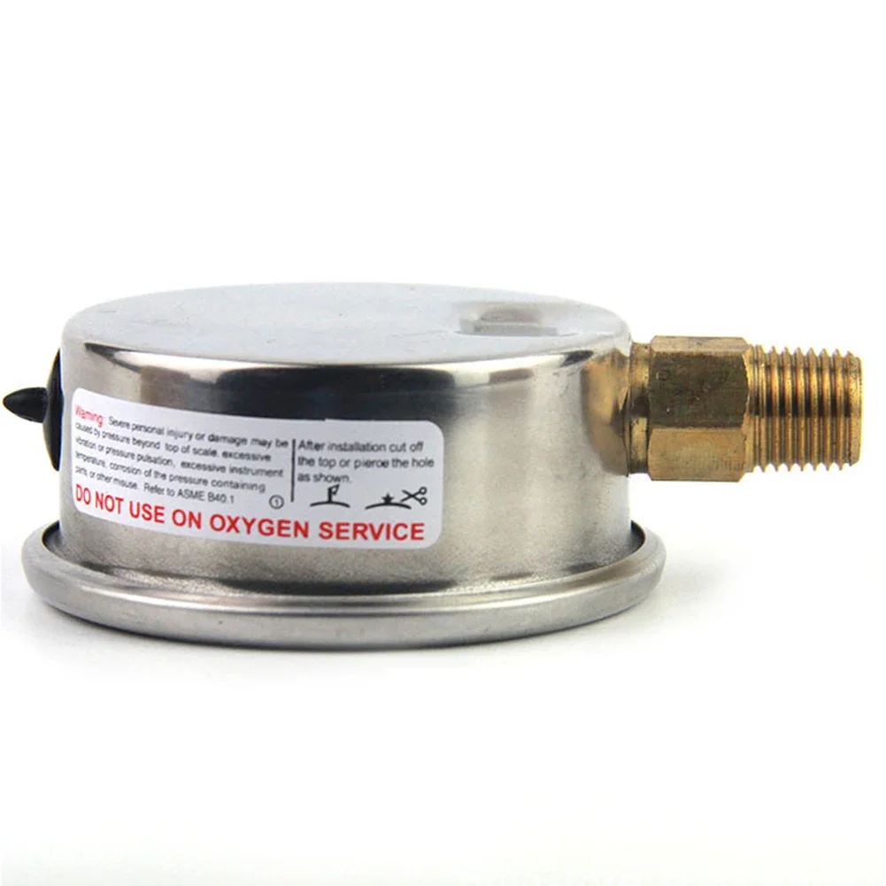 IP67 Waterproof Rated Stainless Steel Oil Pressure Gauge for Accurate Measurements in Challenging Environments