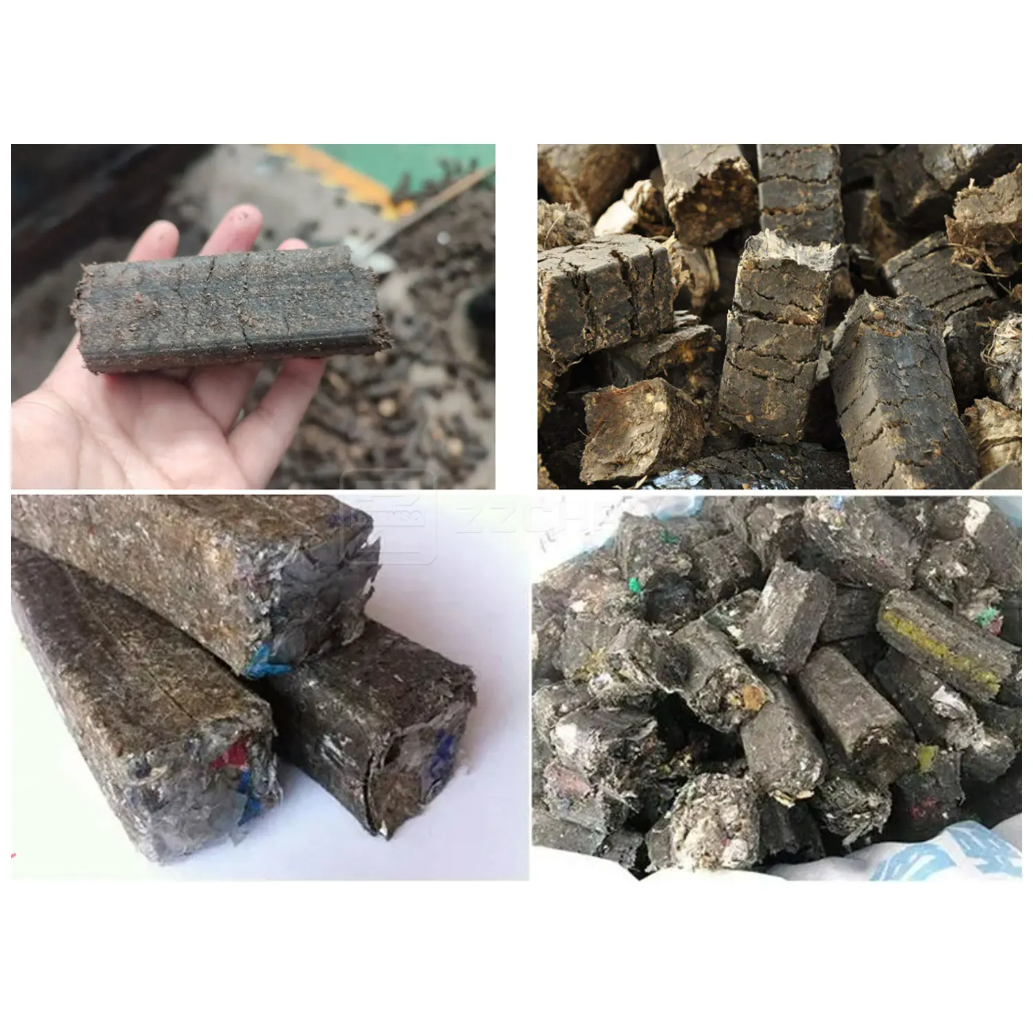 Biomasse Power Plant RDF MSW Brikettmaschine Solid Waste Brikettiermaschine