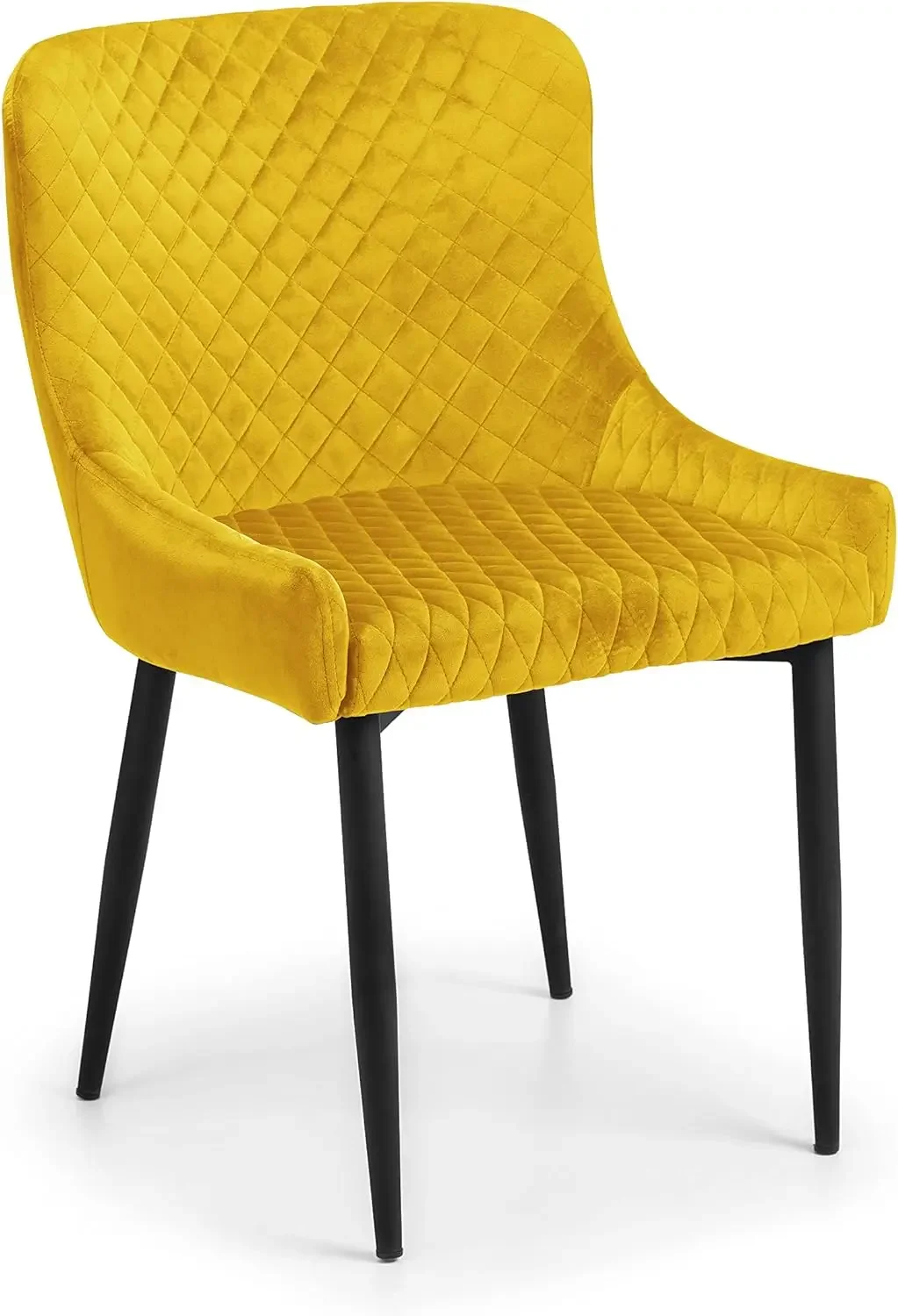 

For Nordic Design Modern Luxury Home Furniture Restaurant Kitchen Fabric Dining Room Chairs Velvet Dining Chairs with Metal Legs