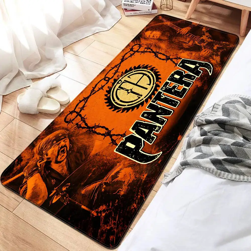 Groove Metal Band P-Pantera Floor Mat Rectangle Anti-slip Home Soft Badmat Front Door Indoor Outdoor Mat Welcome Doormat