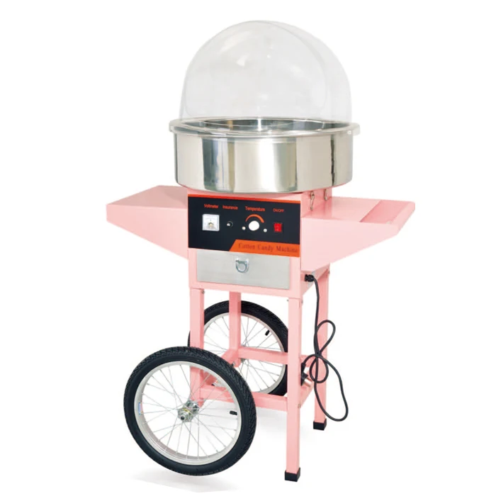 Turkish Commercial Candy Dome Automatic Pink Gas Cotton Candy Floss Maker