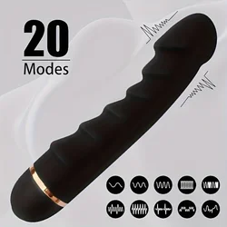 1PC 20 Vibration Mode Sex Toys G-Point Vibration Stimulator, Silicone Vaginal And Anal Massager