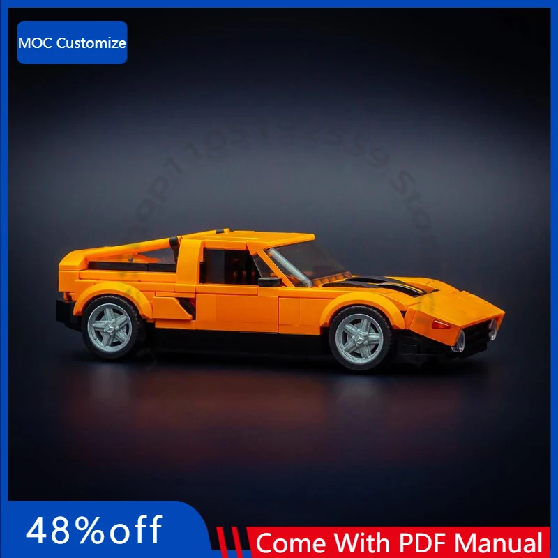 313 PCS 스피드 하이퍼카 C111 MOC 맞춤형 모듈식 빌딩 블록 모델 브릭 교육용 심플 디자인 DIY 장난감 크리스마스 선물