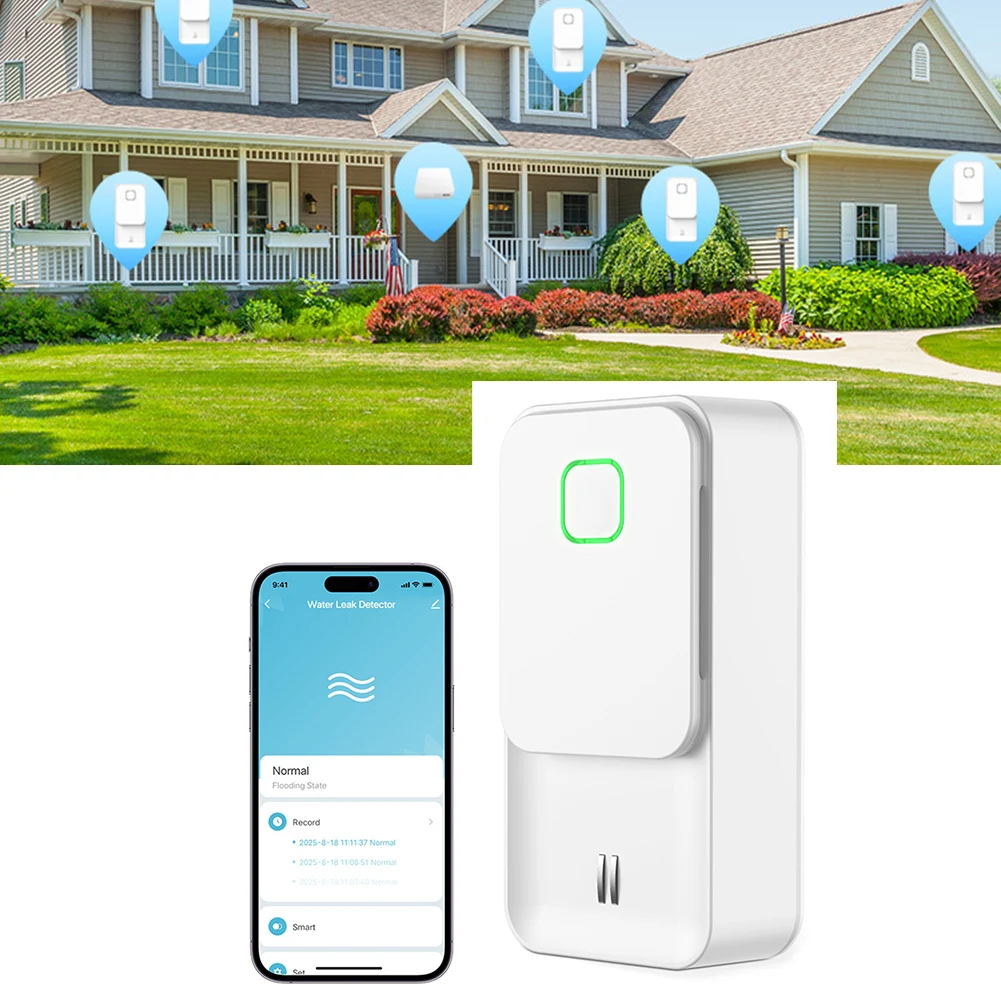 

Умный детектор утечки воды Wi-Fi: удаленный мониторинг, дистанционное управление, защита умного дома ﻿ аксессуары