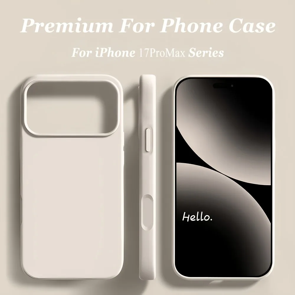 Flüssigsilikonhülle für iPhone 18 17 16 Pro Max, weiche TPU-Hülle für iPhone 17 18 Pro, stoßfeste Schutzhülle für iPhone 15 14 Pro Max – Detail 4