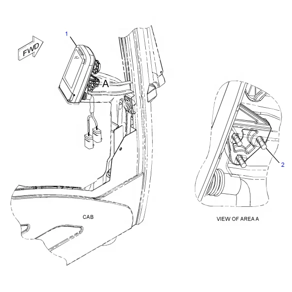 شاشة عرض الفقرة 320 دي 279-7611 2797611   لموصل شاشة عرض كاتربيلر 325d Excavator