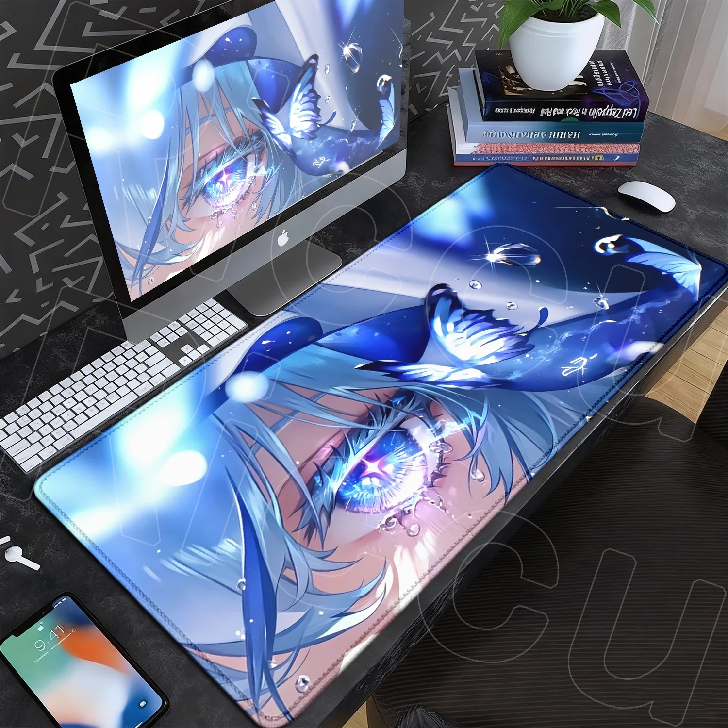 keyboard table mat Gaming mouse pad Wuthering Waves The Shorekeeper Mousepad PC Gaming Accessories Large Non-slip XXL Laptop Pad