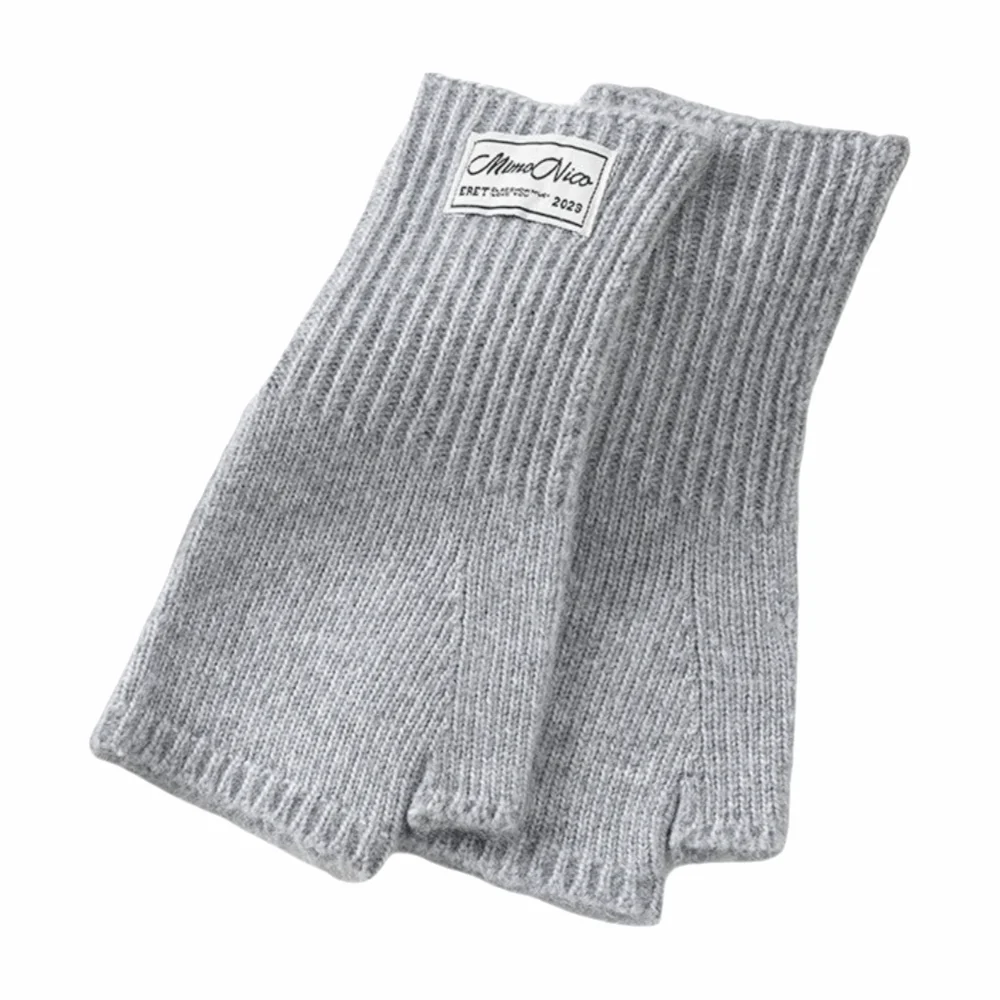 New Knitted Fingerless Mittens Thumb Opening Touchscreen Knitted Gloves Warm Warm Wrist Cover Gloves For Women