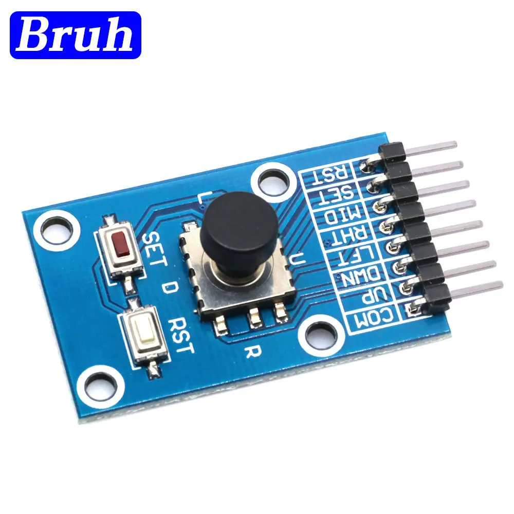 Five Direction Navigation Button Module MCU AVR Game 5D Rocker Joystick Independent Keyboard for Arduino Joystick Module