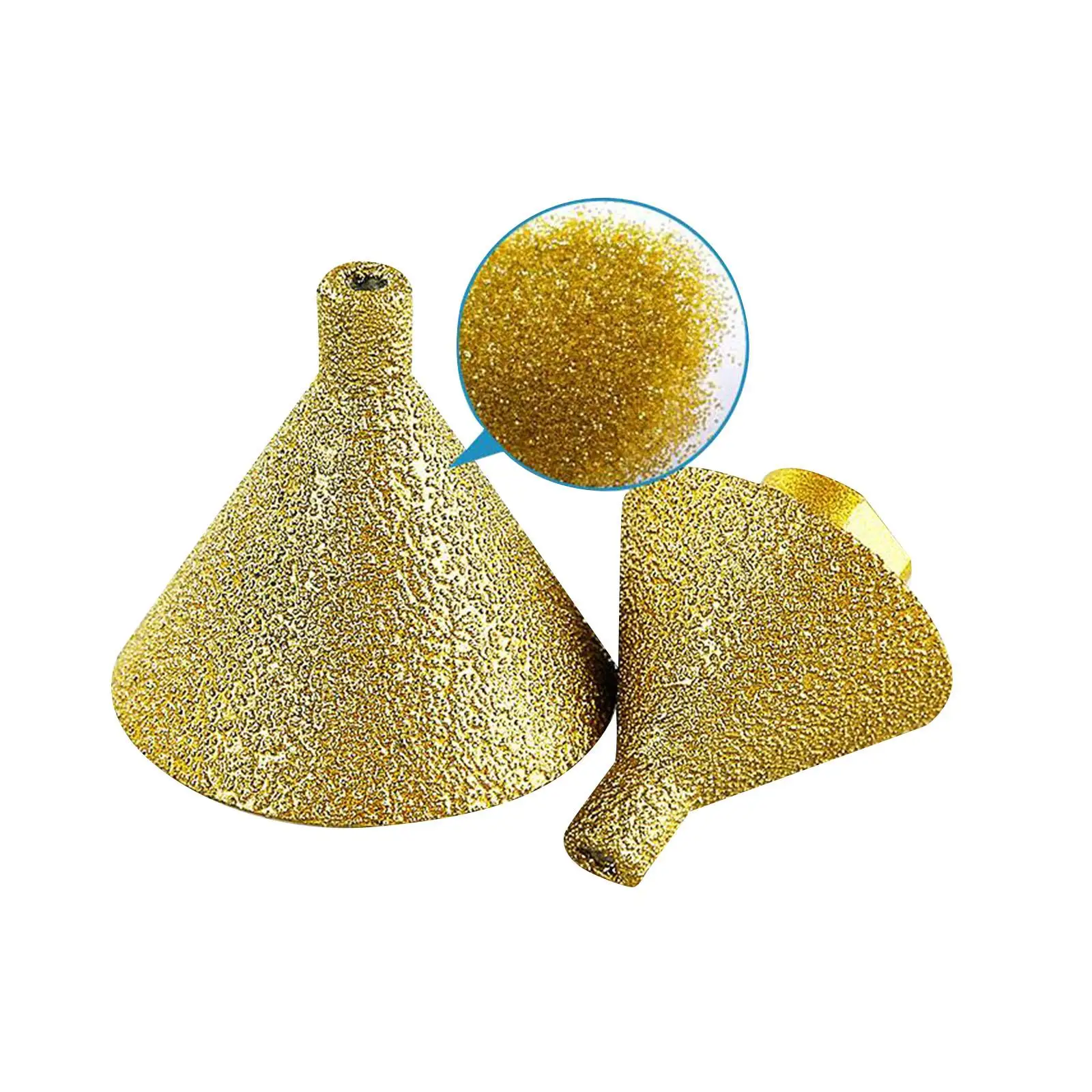 2x Punta diamantata per smussatura diamantata per piastrelle in ceramica granito