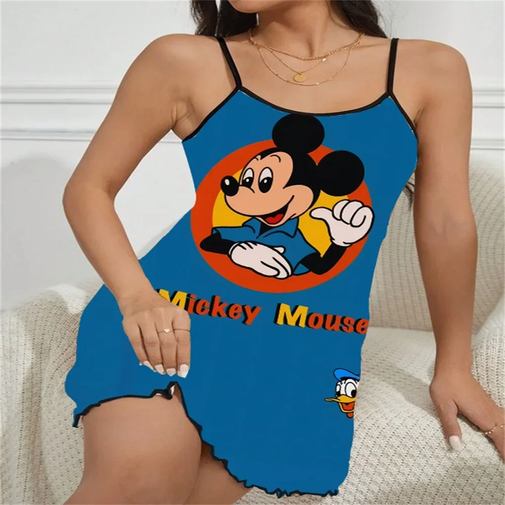 

Night Wear Woman Sexy Nightgown Clothes Women's Summer Pajamas Woman Offer Minnie Princess Sleepwear Women's Nightwear Romantic