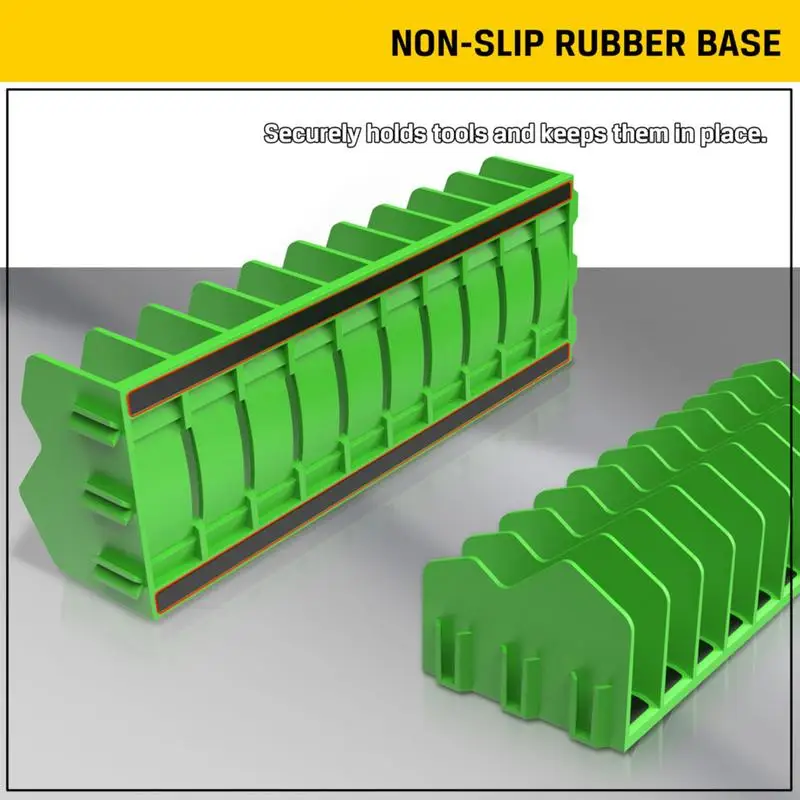 Set Penyimpanan Kotak Peralatan Organizer Tang 10 Slot Pengatur Alat Tang Praktis Hemat Ruang untuk Peralatan Tangan Palu Pemotong