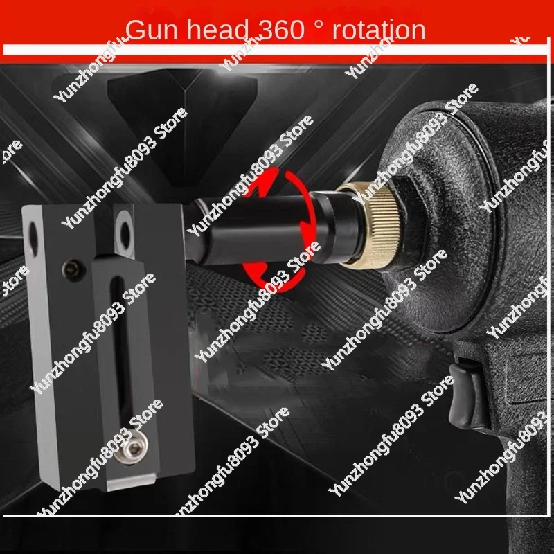 8KGF Industrial Pneumatic Punch Gun Metal Iron Plate Round Hole Punching Stainless Steel Advertising Word Air Puncher 3.2-8MM