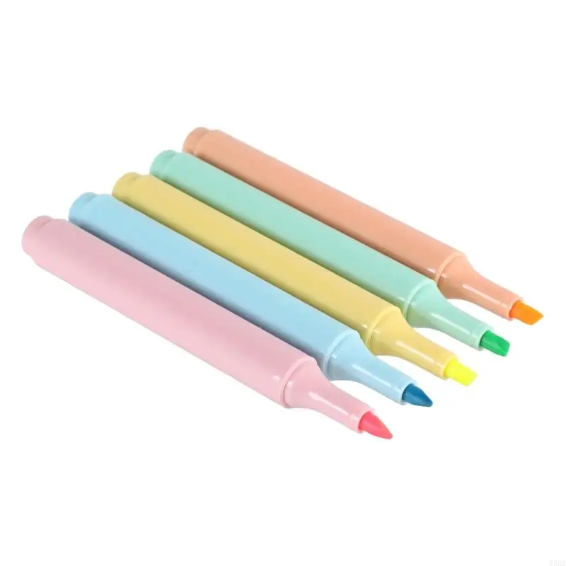 G5AA مجموعة واحدة من أقلام التحديد باستيل بألوان متنوعة، تجف بسرعة، وسهلة الحمل