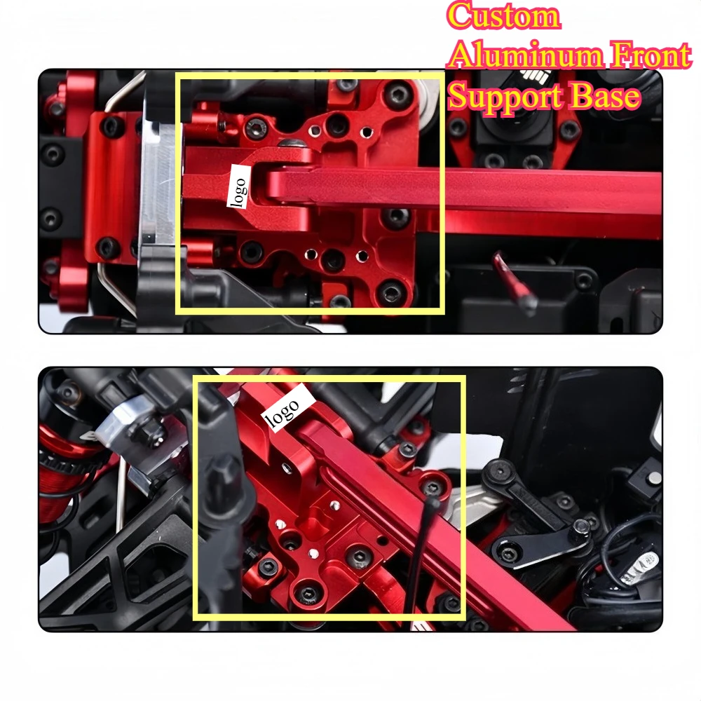 Upgrade Part 7075 Aluminum Front Support Base For 1/7 Arrma Mojave V3 &1/8 Kraton Notorious Outcast V6 6S custom size RC Spare