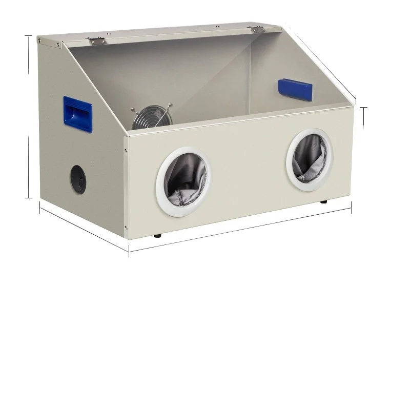 For Installation-free Integrated Dust Box, Metal Engraving Vacuum Dust Box Grinding Box Transparent Bead Table Grinding Table