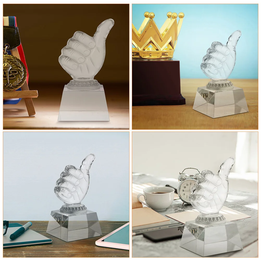 

Premium Crystal Trophy Exquisite Craftsmanship for Interior Bedroom Table Decor Trophy Award Gift for Family Friends Colleagues