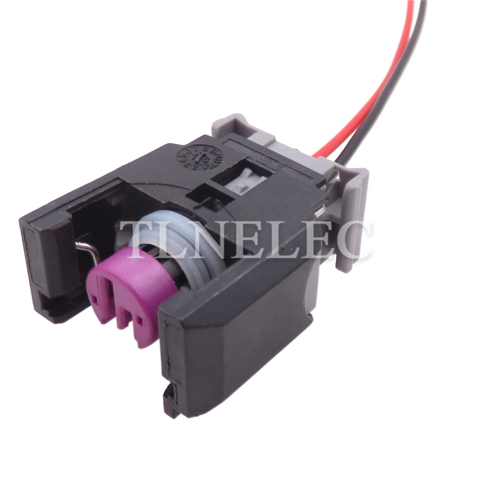 2 Pin Way Automobile Nozzle Sealed Connector with Wires Car Fuel Injector Wiring Harness Sockets For Buick Chevrolet 13816706