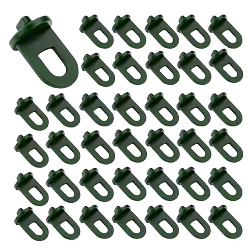 Twist Action Greenhouse Clips Pack of 50 for Fastening Shade Netting For Insulation Mesh Climbing Plants and Garden Supports