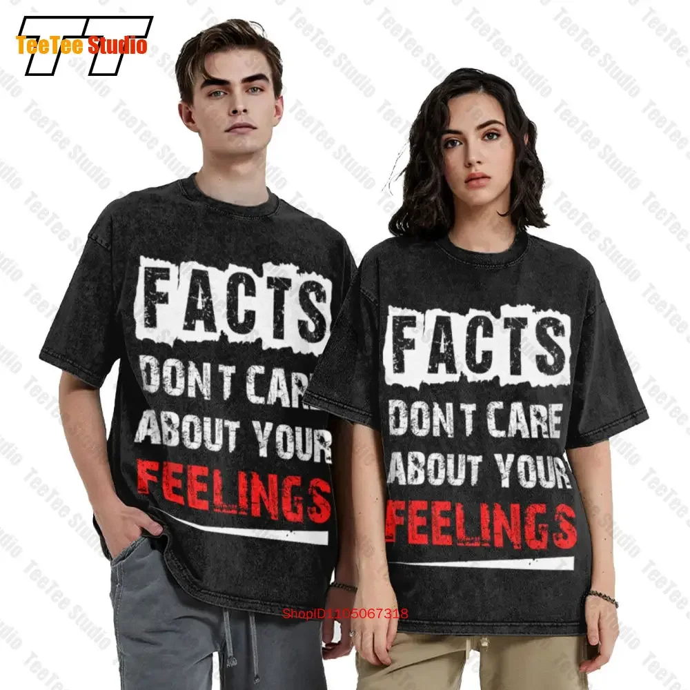 Facts Dont Care About Your Feelings Vintage Oversized T-Shirt J93I