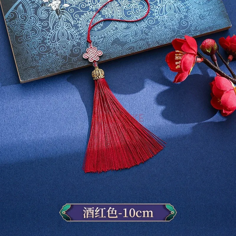 

Chinese knot tassel, crown hat bookmark, small tassel accessory hanging tassel pendant