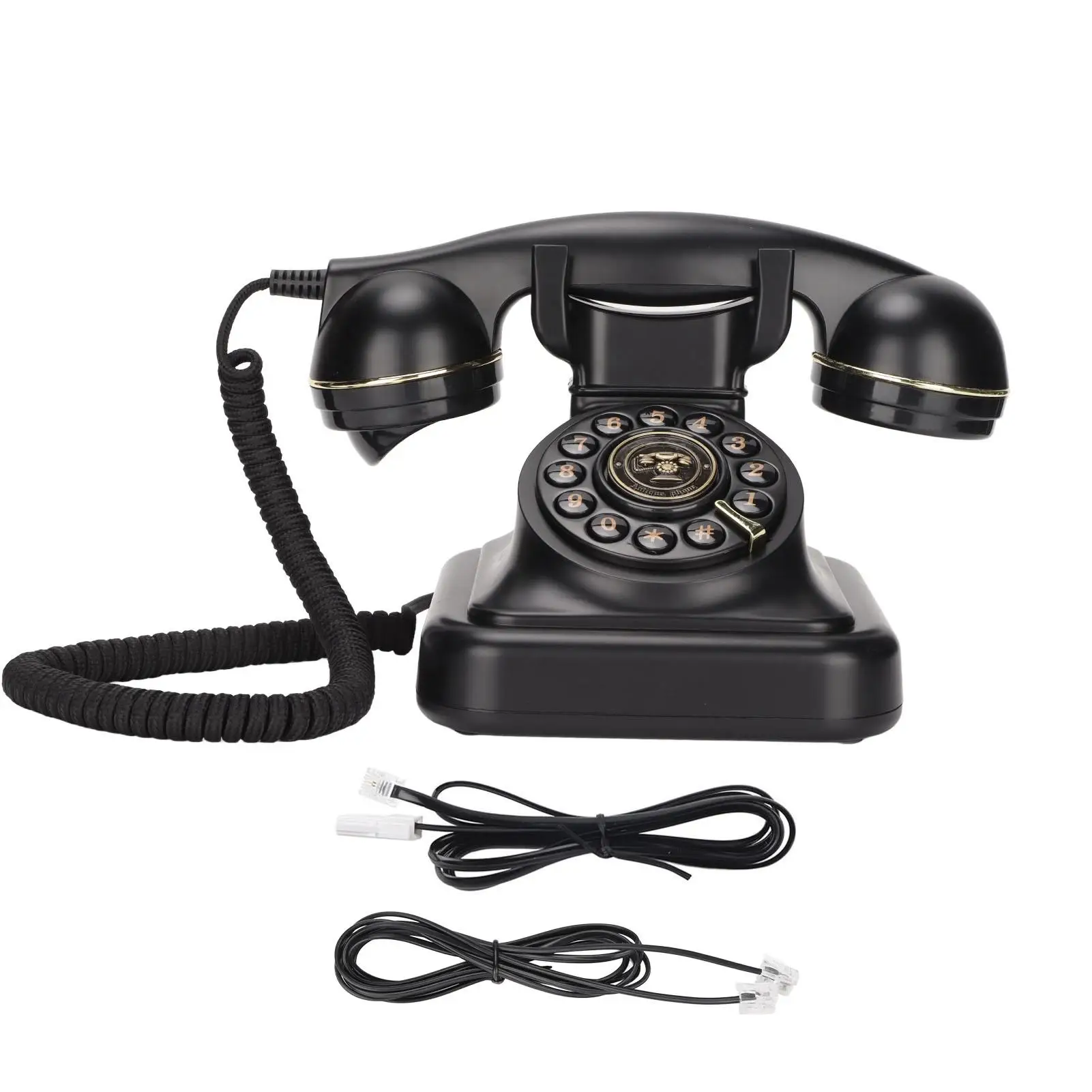 European Style Retro Vintage Landline Telephone for home Hotel - Elegant and Fashionable Desktop Corded Phone