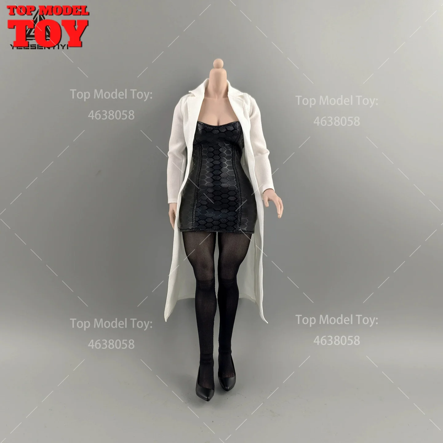 ชุดเดรสสั้นรัดสะโพก D11 1/6  กระโปรงหนังแบบไม่มีสาย  อุปกรณ์เสริมสำหรับตุ๊กตาแอคชั่นฟิกเกอร์หญิงขนาด 12 นิ้ว