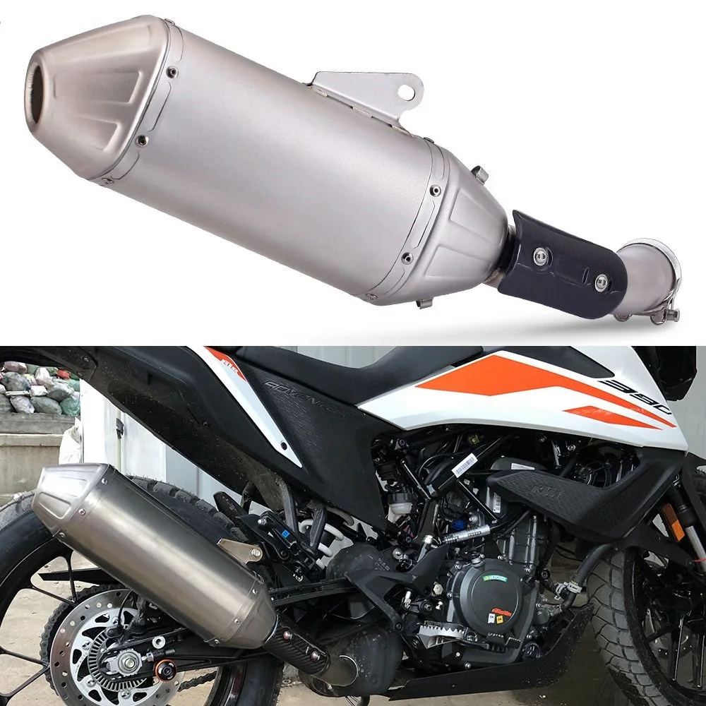 51 مللي متر دراجة نارية العادم منتصف وصلة الأنابيب ربط الخمار ل KTM DUKE 250 390 RC390 KTM250 KTM390 مغامرة ADV 2020 2021 2022 2023