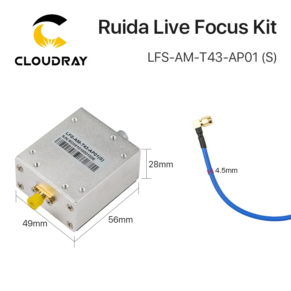 Cloudray CL13 Ruida Live Focus System Amplifier LFS-AM-T43-AP02 For Metal And Non-Metal Cutting