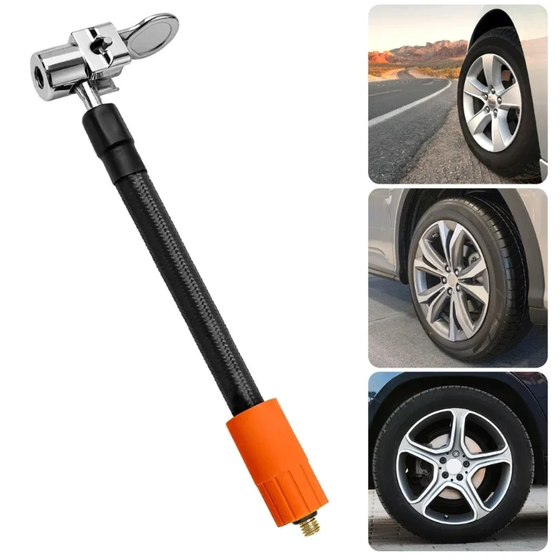 

Адаптер воздушного патрона с блокировкой одной секунды, простой в использовании адаптер насадки для накачивания шин, аксессуары