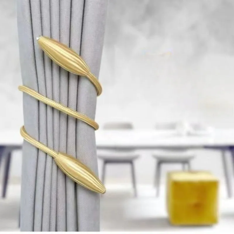 

Modern Simple Fabric Curtain Tiebacks Decorative Multiple Uses Pendant for Living Room Bedroom Decor Curtain Accessories Luxury
