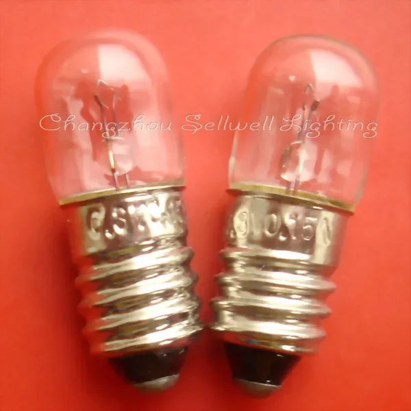 Miniature bulb 6.3v 0.15a e10 t10x28 a337 sellwell lighting 2025-02