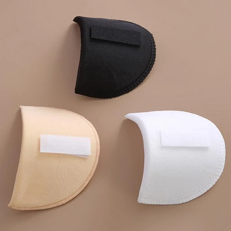 1Pair Foam Sponge Shoulder Pads Sewing Set-in Shoulder Pads For Women Men Jacket Blazer T-Shirt Clothing Garment Accessories