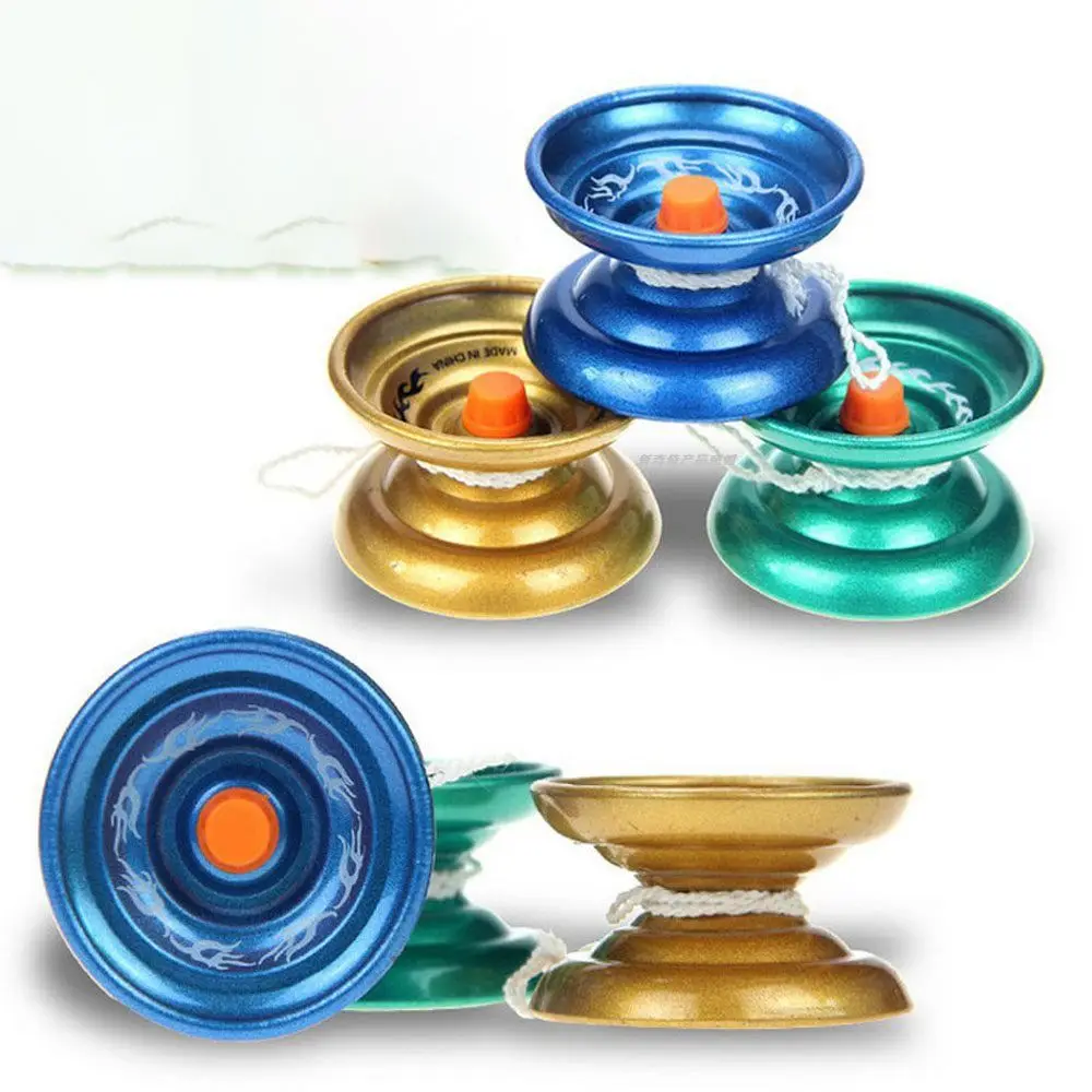 Simplicity Alloy 1A Yoyo Ball Beginner Anti Drop Yoyo Toys Concentration Wear-resistant Dead Sleep Yoyo