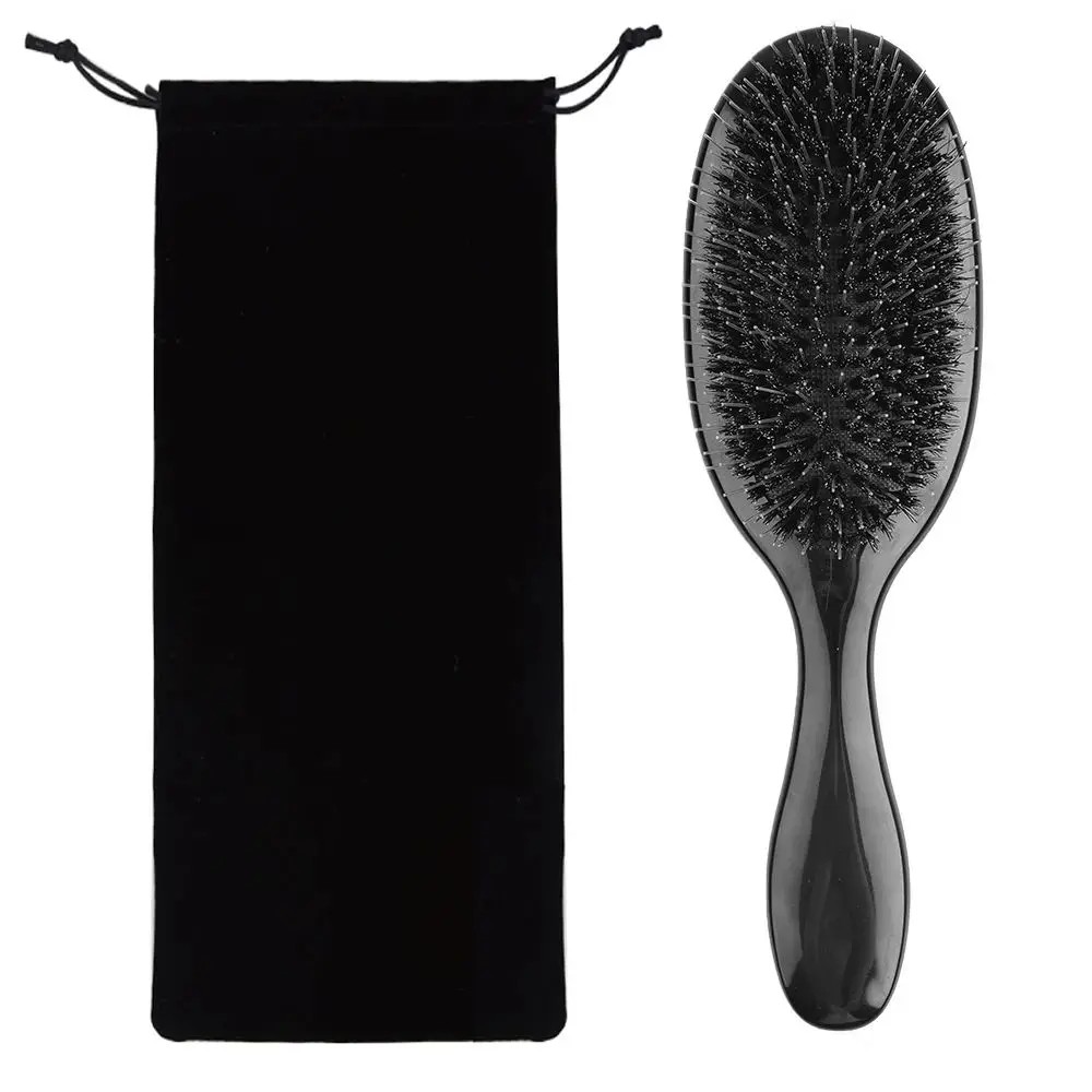 

ARLANY Щетка для наращивания волос из щетины кабана для женщин и мужчин | Распутывает все типы натуральных волос, нейлоновая расческа для зубов