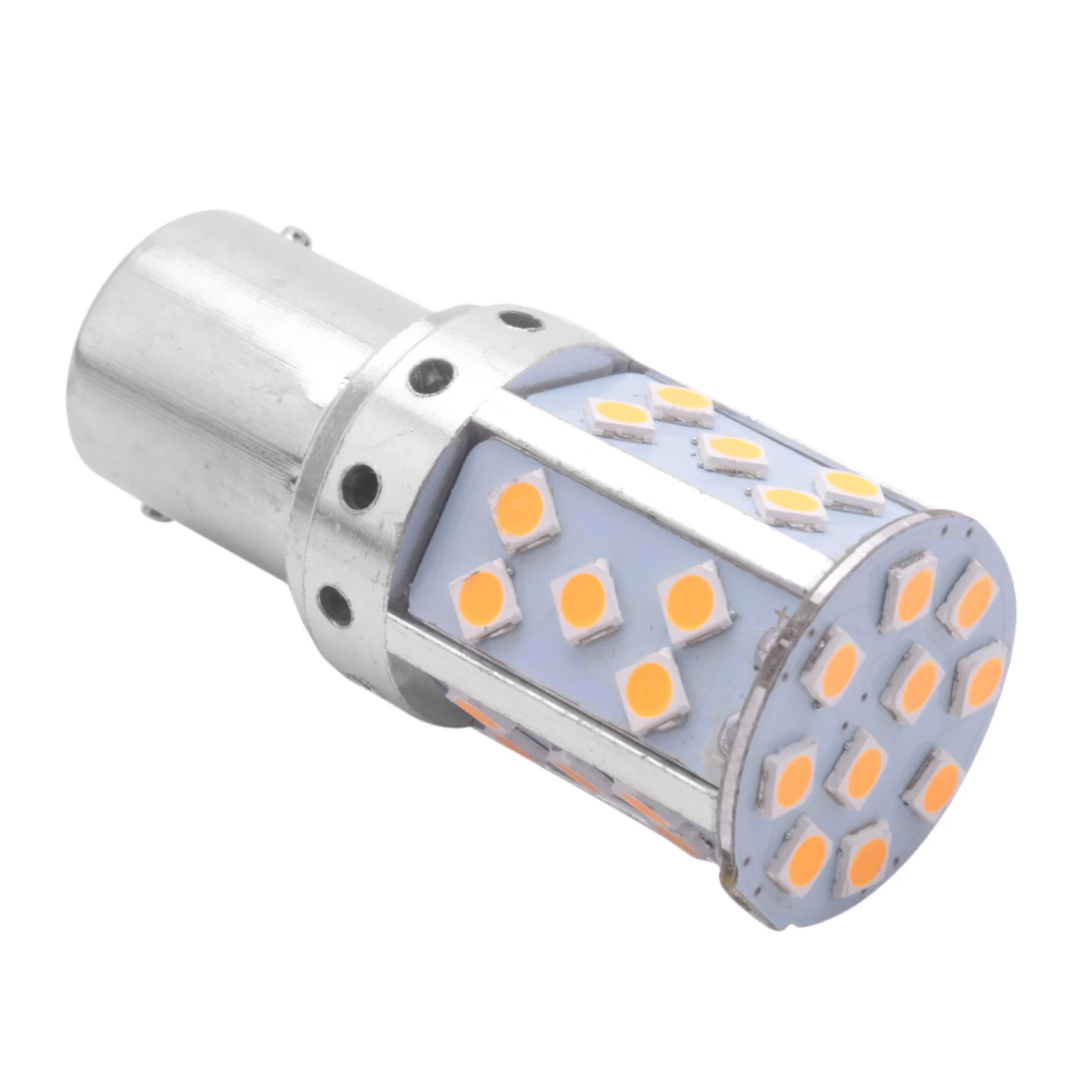 1156 Ba15S P21W Żarówka Led 3030 35Smd Canbus Lampa Led do kierunkowskazów samochodowych Bursztynowe oświetlenie 12 V 24 V