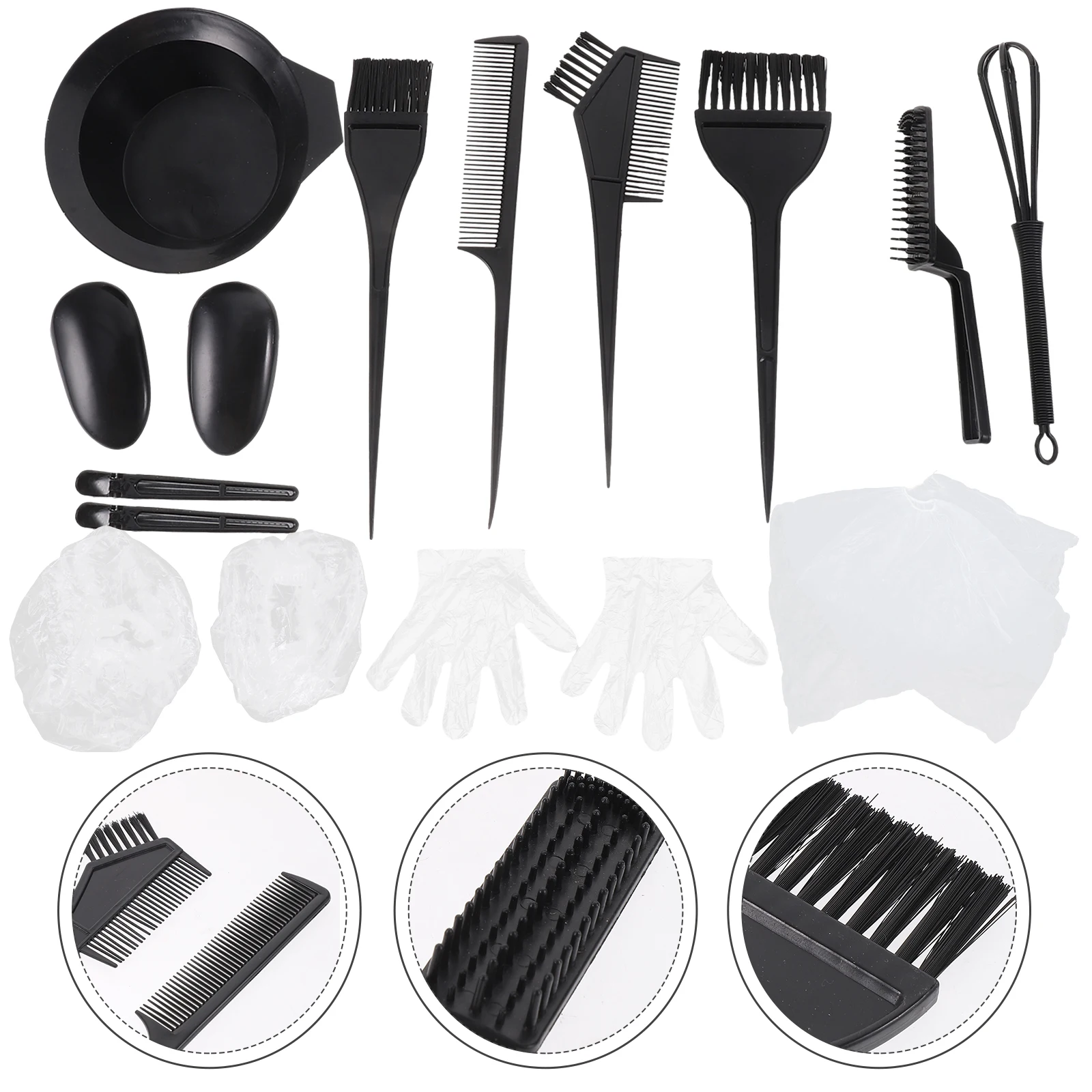 

1 set Dye Kit Premium Odorless Hair Tinting Tools Durable Hair Coloring Supplies For Salon Home Use Includes Bowls Brushes Ears