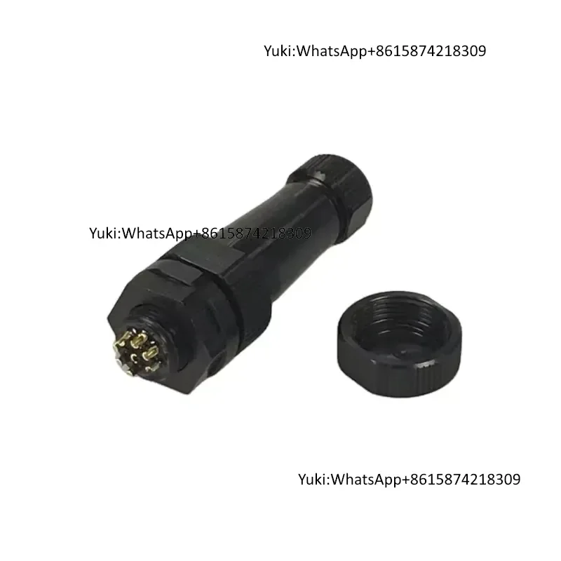 FullDepth 200m Waterproof Underwater Aviation Plug 8-core Pluggable Connector with Custom Mold and Universal Compatibility