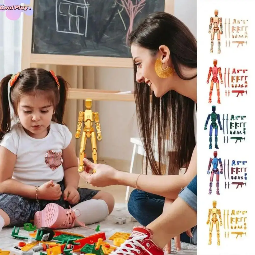 

Multi-Jointed Doll 13-joint Tool Toy Model Doll Figures Toys 3D Printed Action Figure Dummy 13 Movable 3D Printed Mannequin